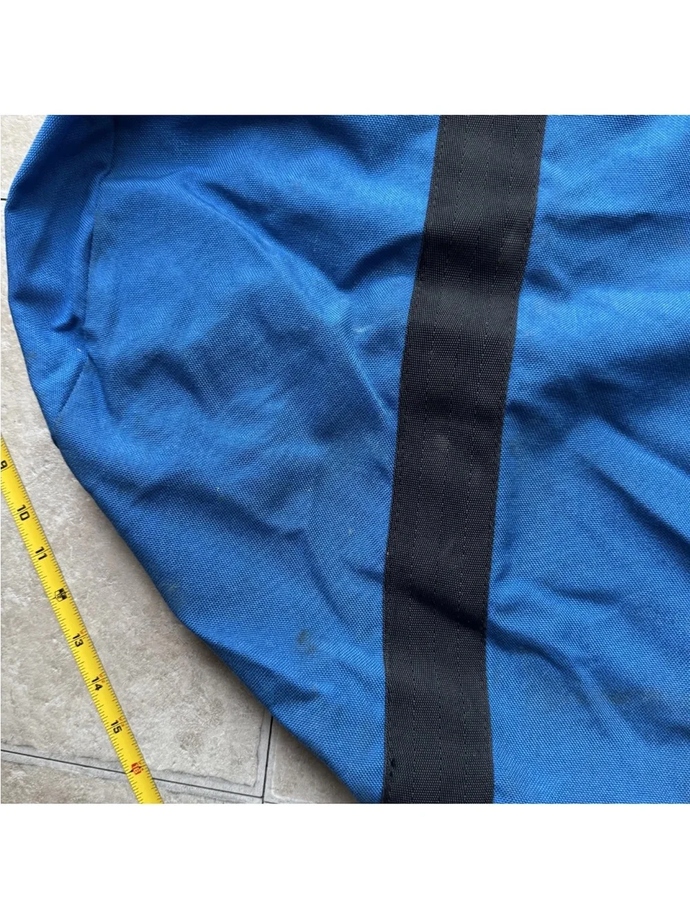 Vintage 80s 90s Eastpak Blue Canvas Duffel Bag USA Large Bag READ 34